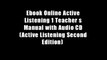 Ebook Online Active Listening 1 Teacher s Manual with Audio CD (Active Listening Second Edition)
