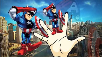 Batman Spiderman Cartoons Finger Family Nursery Rhymes | Superman Dinosaurs Finger Family