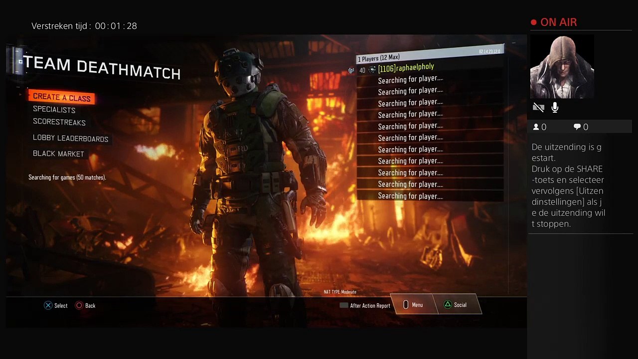Live PS4-uitzending van raphaelpholy