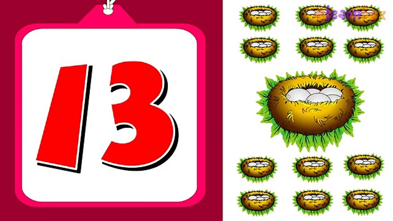 Preescolar Número de Conteo de Canción de Kindergarten Números de Aprendizaje para los Niños