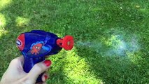 Человек-Паук Человек-паук пузырь пистолет пузырь машины пузырь генератор мыльных пузырей игры для детей игрушки видео