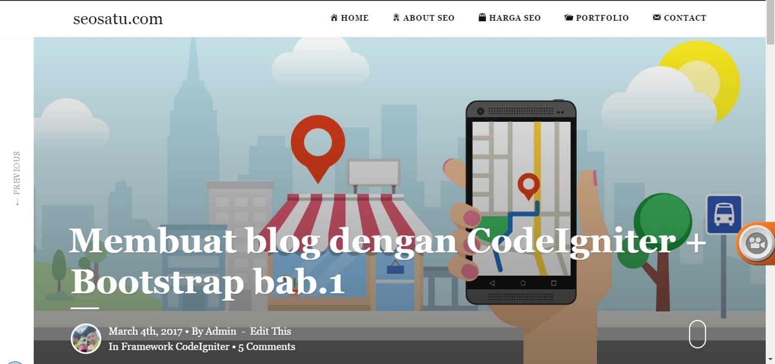 Membuat blog dengan CodeIgniter + Bootstrap bab.1
