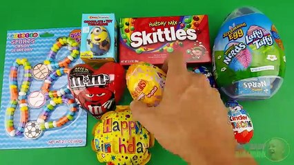 Holiday Surprise Egg Candy Party! Opening Candy Filled Surprise Eggs! Part 6