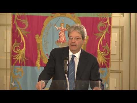 Catania - Gentiloni incontra i sindaci - l'intervento (04.03.17)