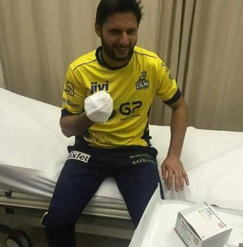 Shahid Afridi May Out of Final PSL Match in Lahore Due to Injury