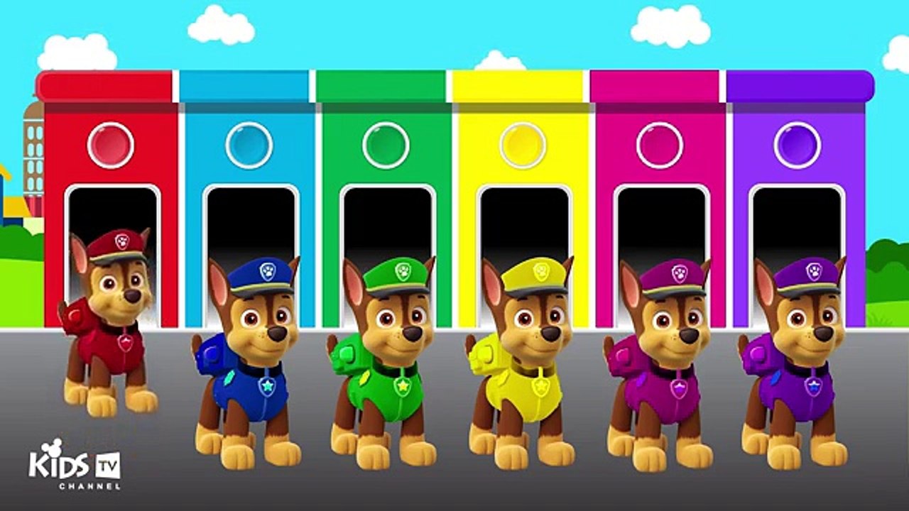 SURPRISE EGGS Paw Patrol Nickelodeon Toys Chase Ryder Marshall Learn Colors an Educational