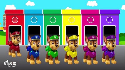 SURPRISE EGGS Paw Patrol Nickelodeon Toys Chase Ryder Marshall Learn Colors an Educational