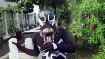 Tiny Spiderman Avenger Versus Ant! Superheroes Fun Venom Joker Hulk Ant Attack Superheroes