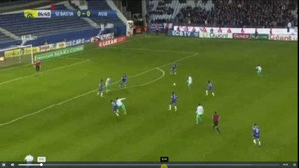 Lemoine  Red Card - Bastia vs St Etienne 0-0 04.03.2017 (HD)