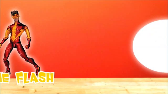 The Flash Toy Kinder Surprise Eggs Toys DC Comics Batman Robin Animation and Baby Songs