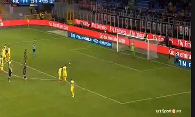 Carlos Bacca Penalty Missed HD - Milan 1-1 Chievo 04.03.2017