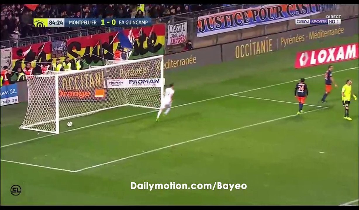 Jimmy Briand Goal HD - Montpellier 1-1 Guingamp - 04.03.2017