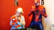 Frozen Queen vs Joker Police Man vs Spiderman! w/ Superman Baby Spider Snake Joker & Funny