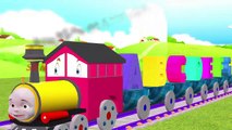 alphabet train song for children - abc songs for kids - abcd phonics in english for kindergarten