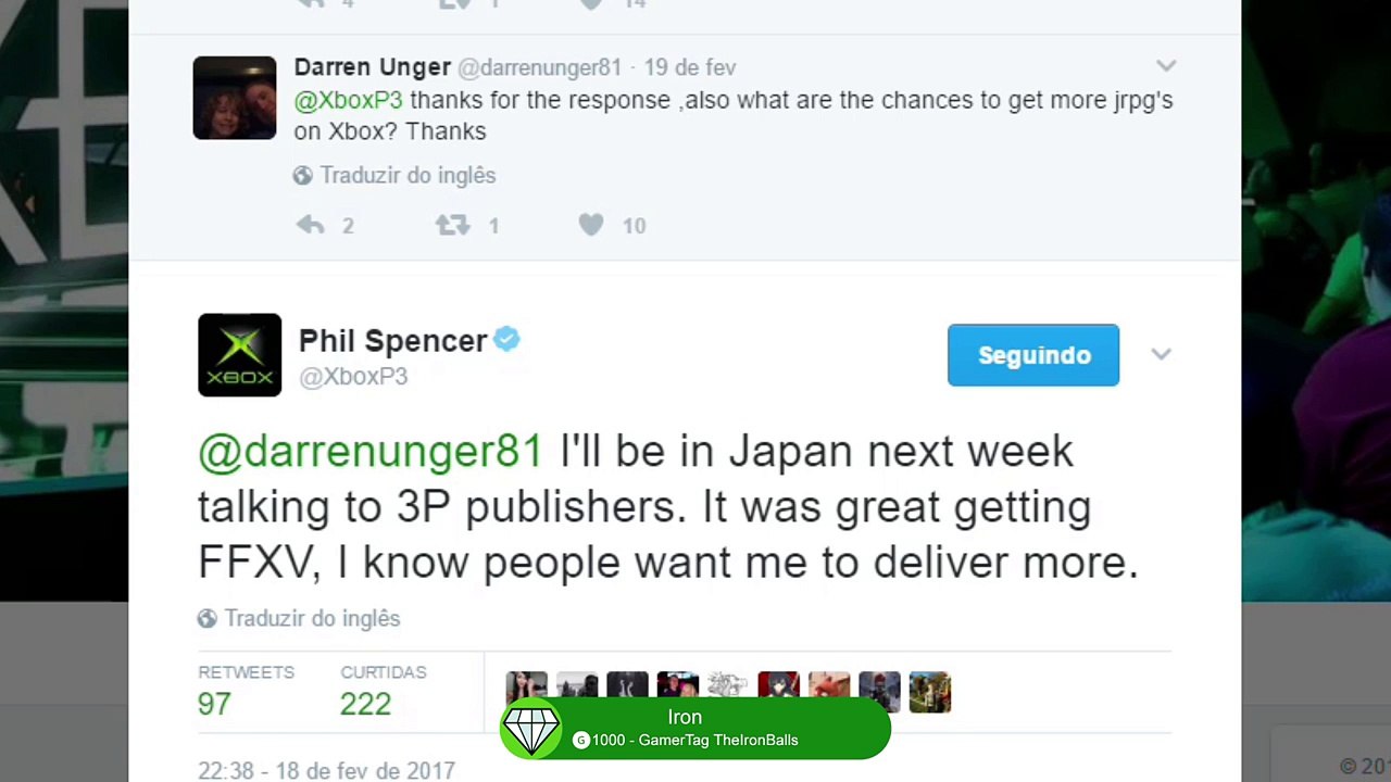 Noticias Xbox - Phil Spencer esta em busca de novos jogos japoneses para o console