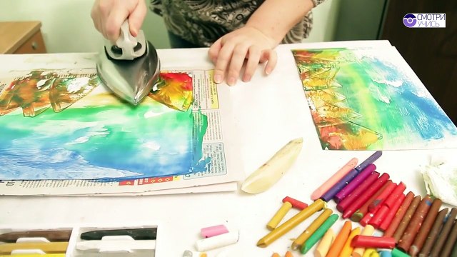 Видеокурс Мастер класс_ Живопись в технике энкаустика. Видеоуроки, дистанционное обучение.