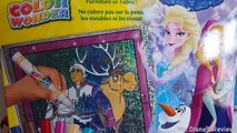 CRAYOLA Color Wonder Glitter Paper Kit Markers Coloring Disney Frozen Elsa and Princess Anna