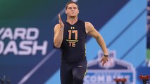 Adam Shaheen runs an unofficial 4.79 40-yard dash