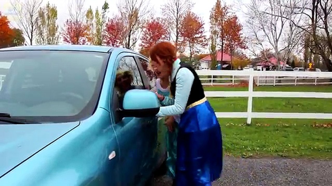 Frozen Elsa & Anna CRYING BABIES! w/ Spiderman Reckless Joker McDonalds Maleficent Prank S