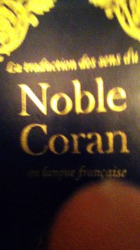 Allah Soubhanahu wa ta'ala a dit dans son verset pt 3