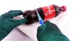 How to make a Coke Gummy Bottle DIY Jelly Jello Gelatin Coke Soda Bottle Dessert
