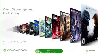 Notícias Xbox - Microsoft Anuncia Xbox Game Pass, serviço mensal de acesso ilimitado a jogos 