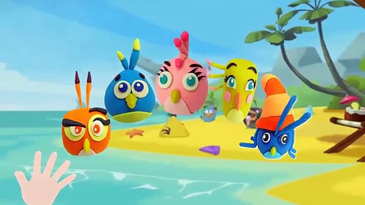 Fnger family song ♥ Angry bird (P2) for Children ♥ Nursery Rhymes and Kids Songs