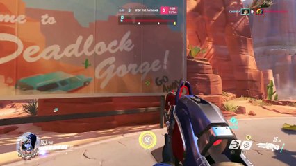 Overwatch: Purposefully headshotting a cloaked Sombra