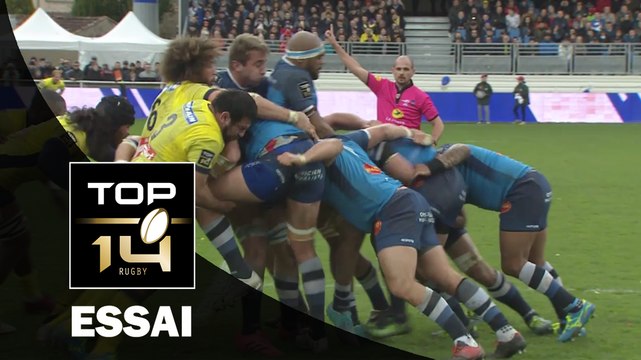 TOP 14 ‐ Essai Jody JENNEKER (CO) – Castres-Clermont – J19 – Saison 2016/2017