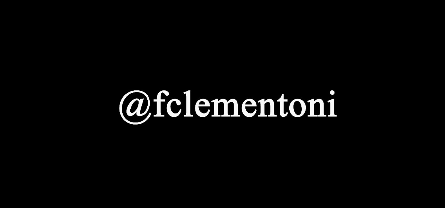 Vinheta @fclementoni
