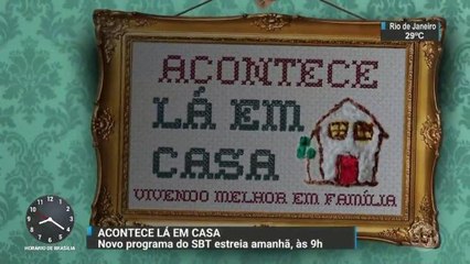 Acontece Lá em Casa: Novo programa do SBT estreia neste domingo (5)