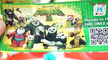 24 Kinder Sorpresa Huevos De 2016 película de DreamWorks, Kung Fu Panda 3 y Disney Princess Palace Pets