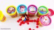 Disney Frozen Sheriff Callie Toy Story Play-Doh Surprise Eggs Tubs Dippin Dots Learn Color