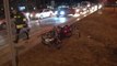 3 Otomobile Çarpan Motosiklet Sürücüsü Ağır Yaralandı