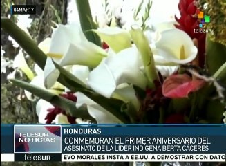 Honduras: Berta Cáceres cumpliría hoy 46 años