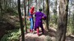 Spiderman vs Joker SAW Baby DOLL Ghost Attack! Ghost Joker Hulk Frozen Elsa Superhero Fun