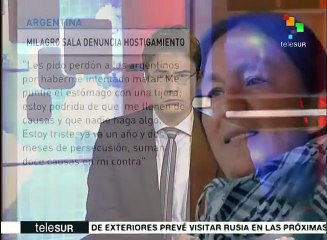 Argentina: Milagro Sala explica la crisis que vivió en días pasados