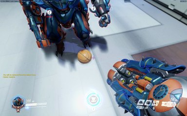 Overwatch: FYI Orisa's Supercharger can be placed on the basketballs
