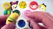 Disney Tsum Tsum Toys Surprise Tin! Learn Colors, Color Your Own Tsum Tsum, Kids Toys Vide