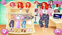 La princesa de las Bloggers de Moda Rivales Princesas de Disney Rapunzel y Ariel Dress Up Juego