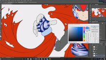 speed painting megaman zero - copy x