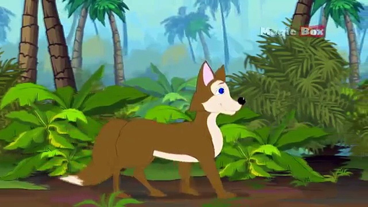 cartoon Fox Without Its Tail - Aesop's Fables - Animated Cartoon