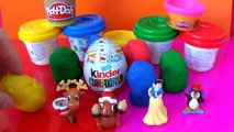 Play Doh Learn Colors Kinder Surprise Eggs Play Doh TMNT Minions Ninja Turtles For Kids