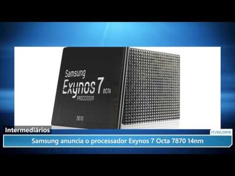 Samsung anuncia o processador Exynos 7 Octa 7870 14nm