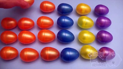 Learn Patterns with Surprise Eggs! Opening Surprise Eggs filled with Toys! Lesson 7