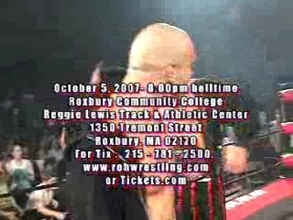 ROH Returns To Boston October 5th Ring Of Honor Wrestling