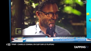 TPMP  - Camille Combal en slip sur le plateau, les images insolites (Vidéo)