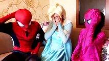 Человек-паук против Джокера против замороженные elsa! Вт/ и розовый Человек-паук 1 час МЕГА Сборник! Смешные Супергерои