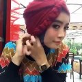 Tutorial Hijab Kerudung Segi Empat Paris Modern Untuk Acara Lebaran