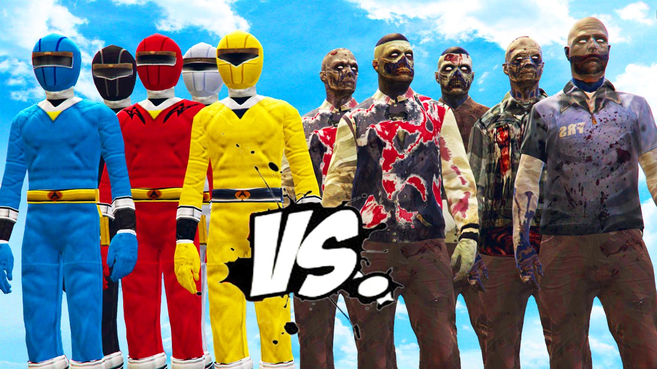 POWER RANGERS VS ZOMBIES - EPIC BATTLE
